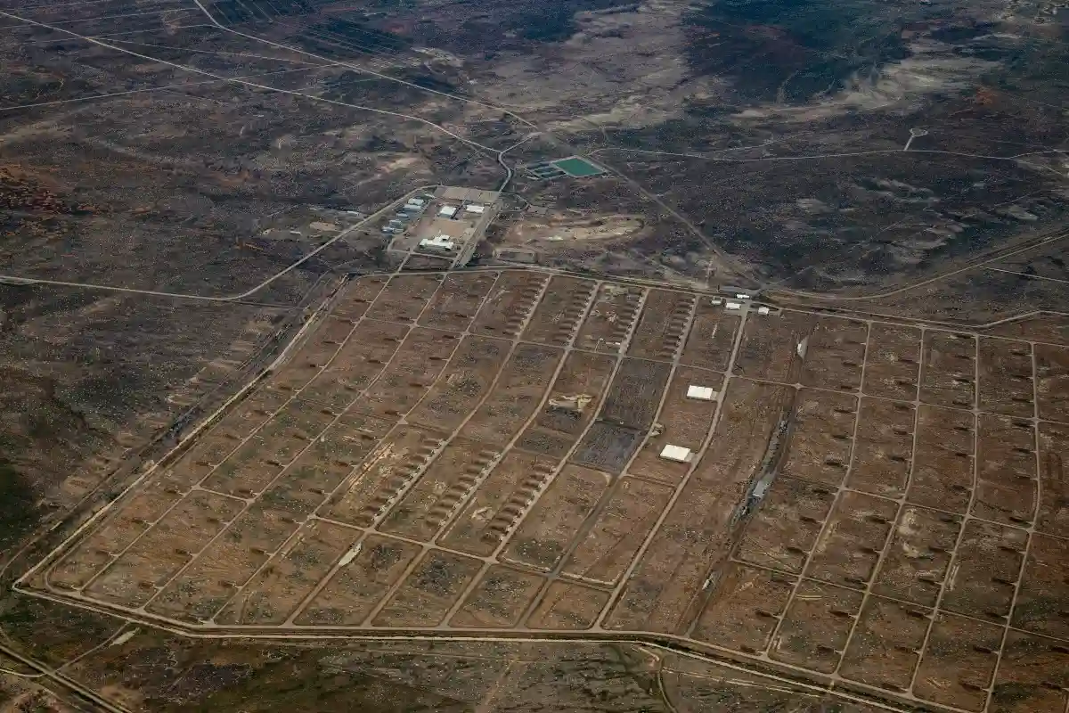 Vista aérea del Tooele Army Depot, en Utah, donde REalloys negocia instalar una planta de tierras raras pesadas.