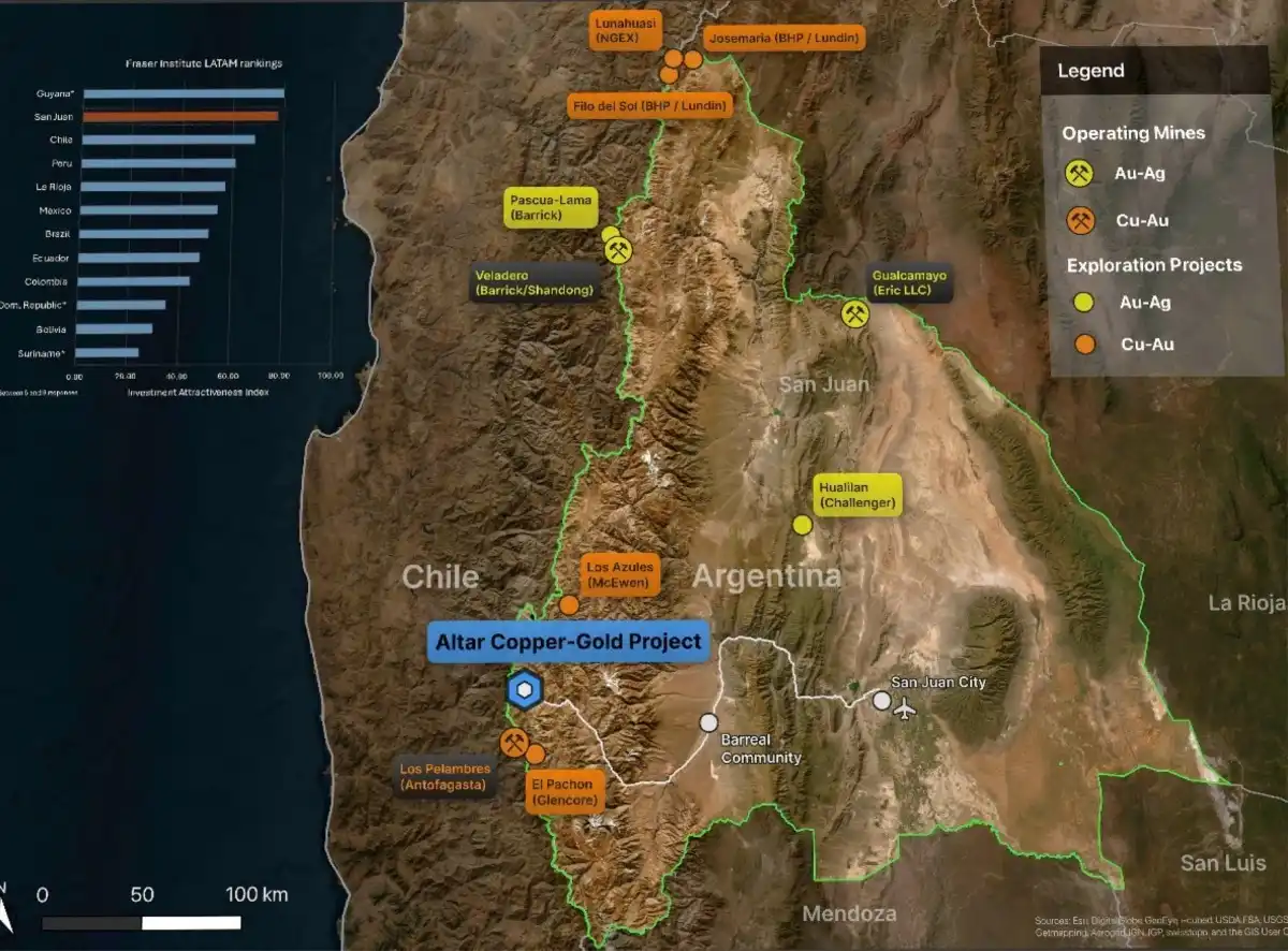 Altar, el proyecto de Cobre y Oro cordillerano, operado por Aldebaran Resources.