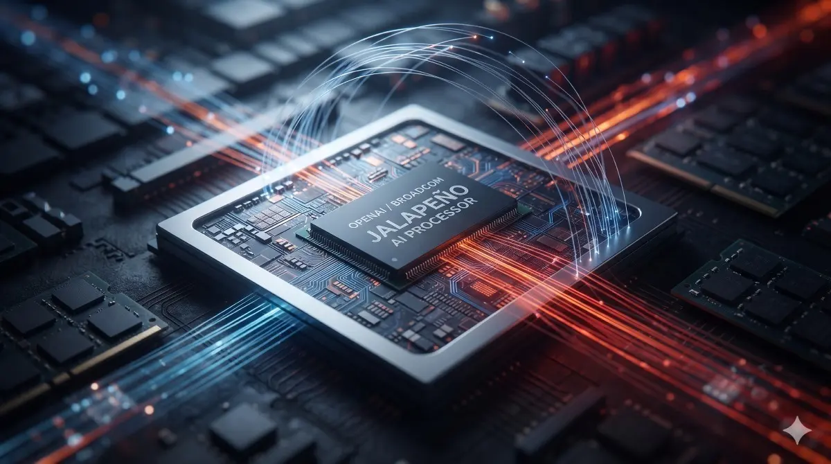 Open AI lanza Jalapeño, su chip enfocado en uso intensivo de IA y se transforma en una compañía integrada, abarcando desde el chip hasta el software.