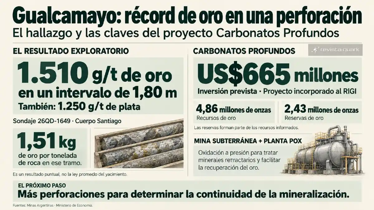 La continuidad de los registros record será evaluada con nuevas perforaciones, mientras avanza Carbonatos Profundos, que contempla una